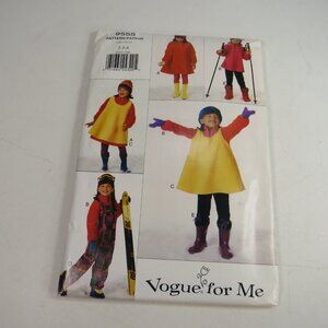 Vogue for Me 9555 Clothing Sewing Pattern UNCUT size 2-4 jumpsuit, dress, art